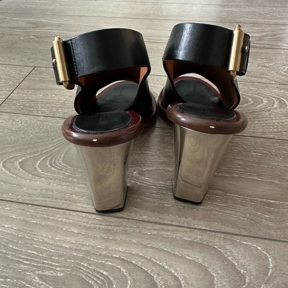 Celine Slingback Black Heels by Pheobe Philo - Picture 6 of 10